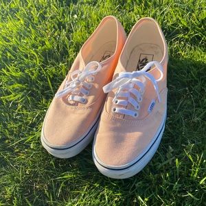 Light orange vans sneakers